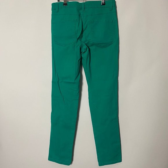 Celebrity Gold Skinny Jeans Sz 8 Jade Green - Picture 4 of 7
